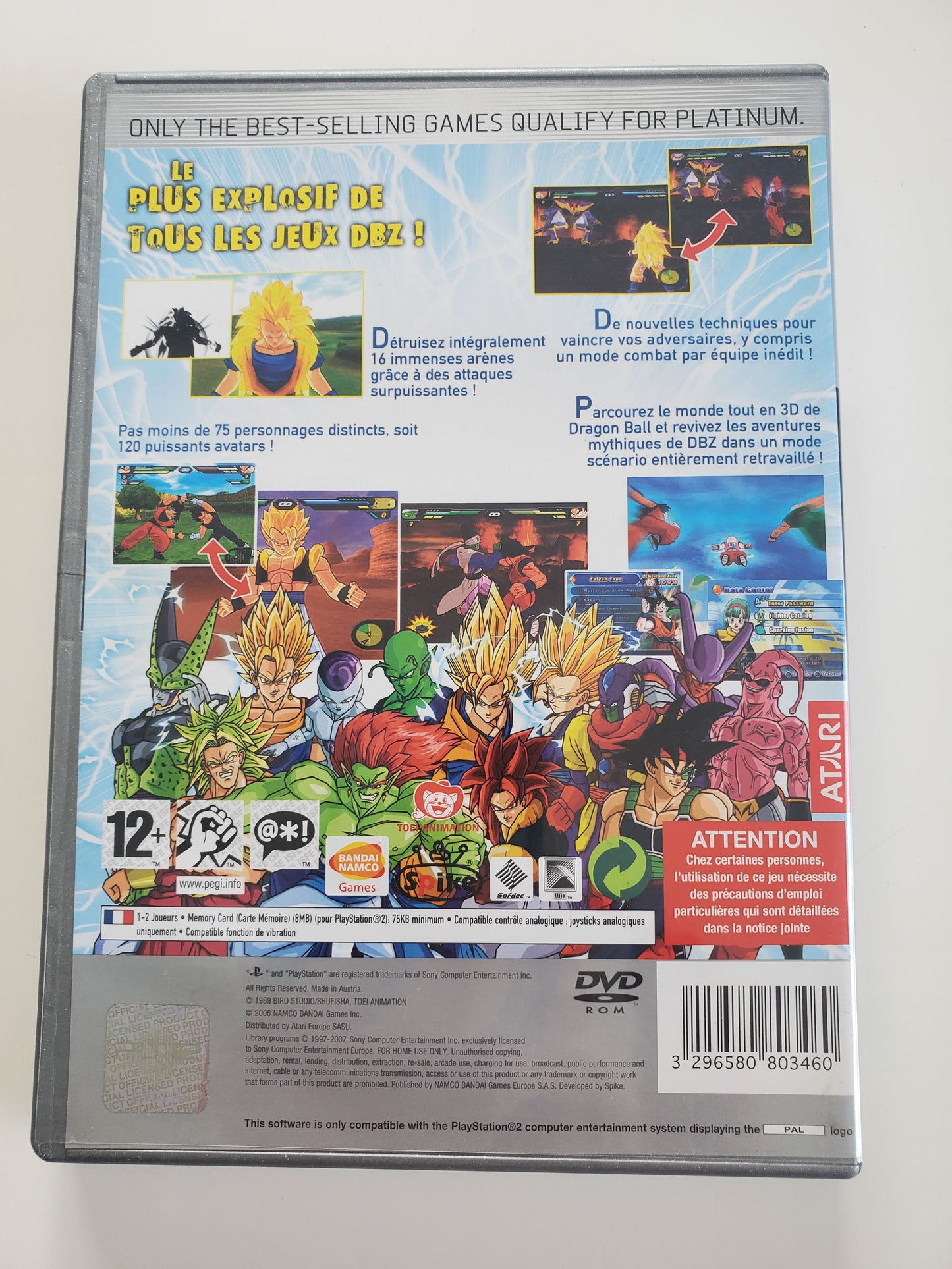Dragon Ball Z Budokai Tenkaichi 2 PS2 - Jeu Combat avec Notice