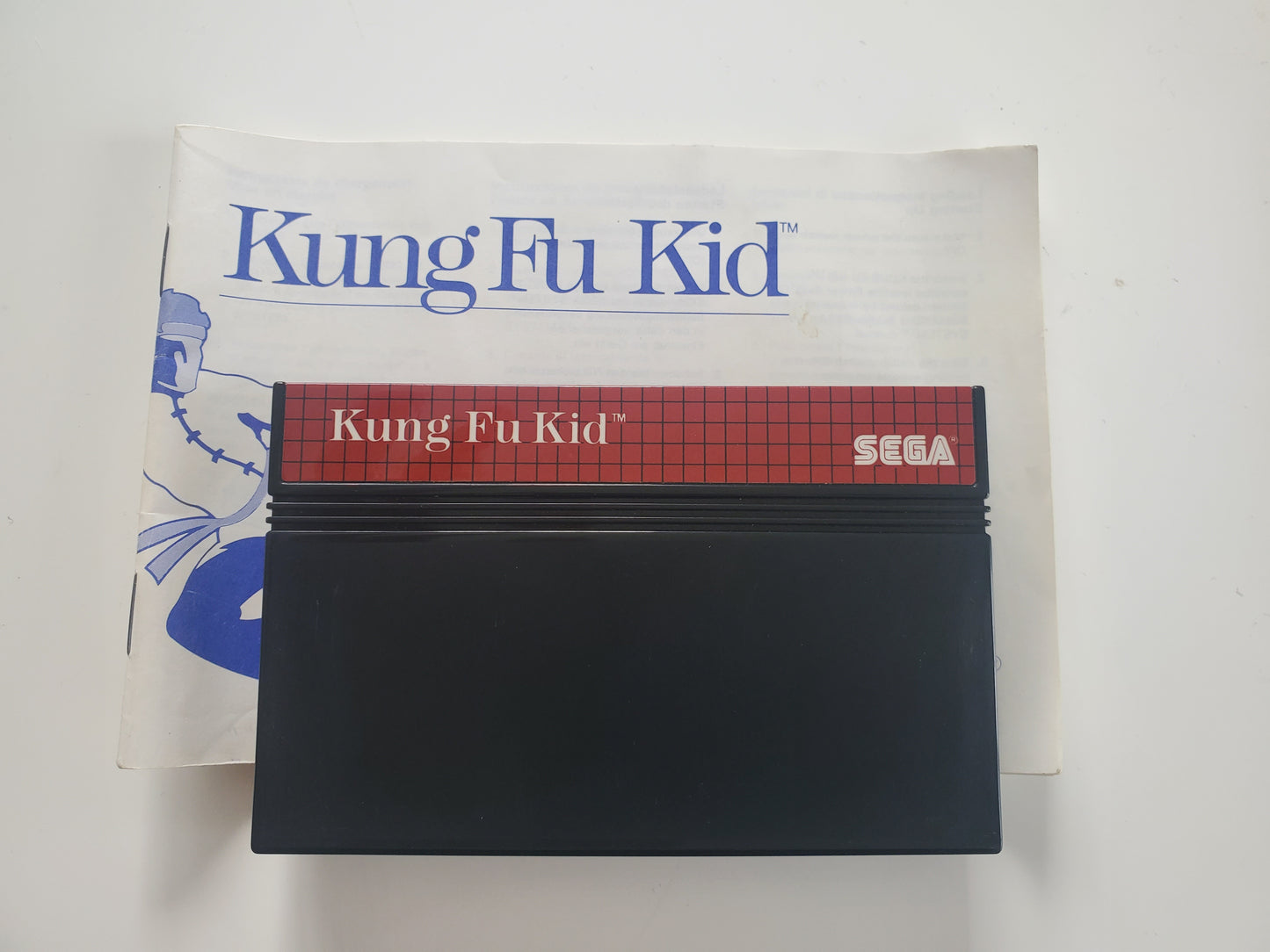 Kung Fu Kid Sega Master System - Jeu Action Plateforme avec Notice