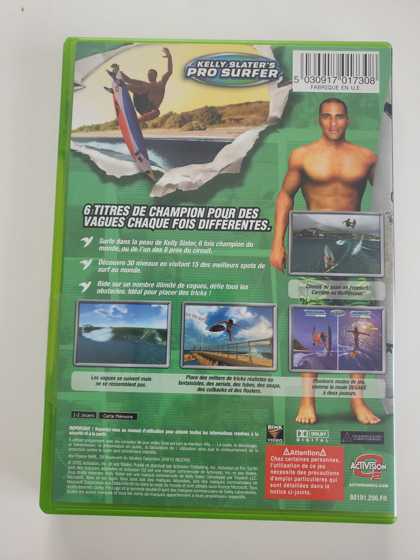 Kelly Slater's Pro Surfer Xbox - Jeu de Sport avec Notice