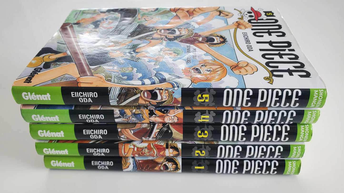 One Piece (Lot des 5 permiers tome)