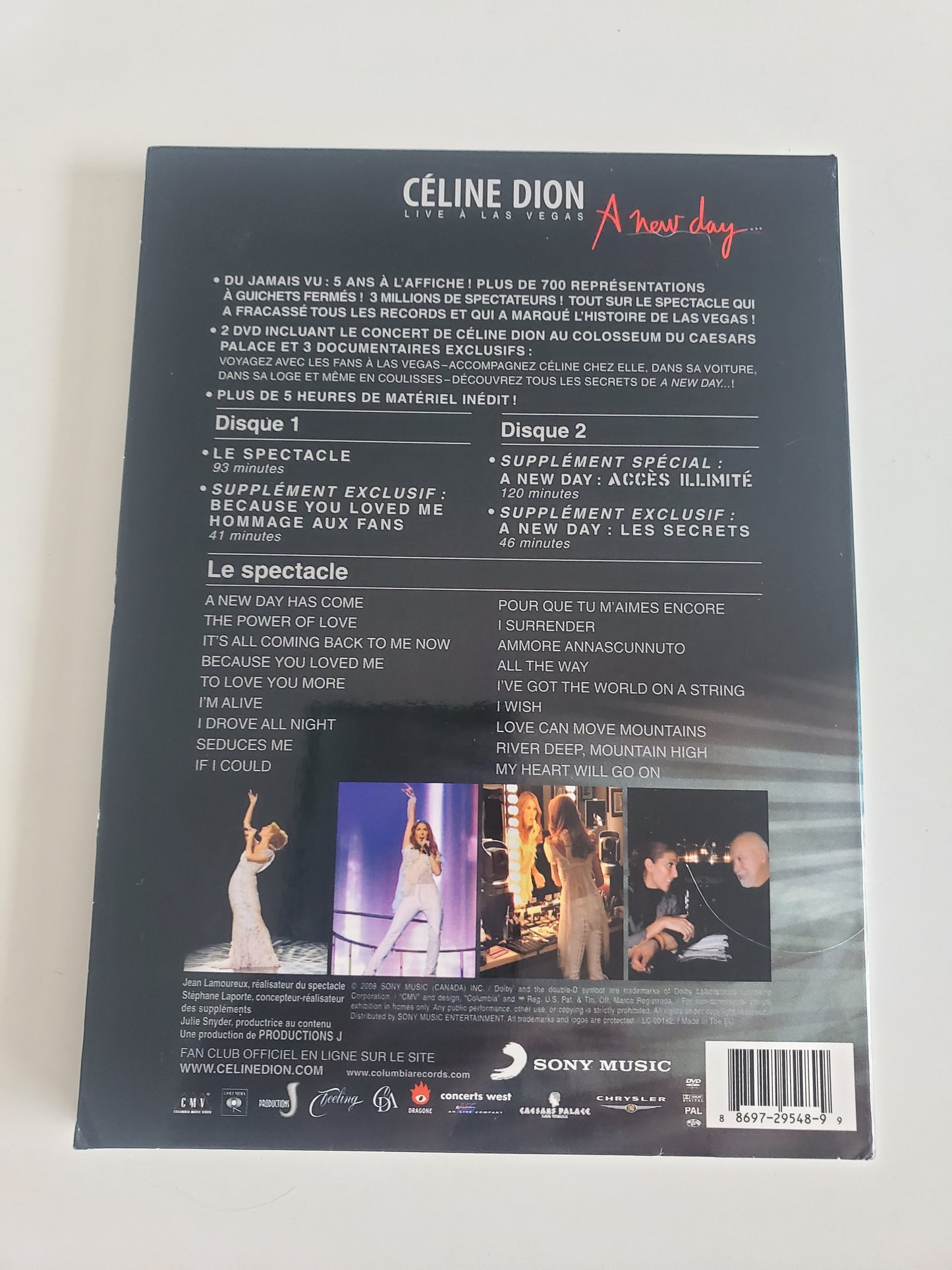 Celine DION Live a Las Vegas : A New Day