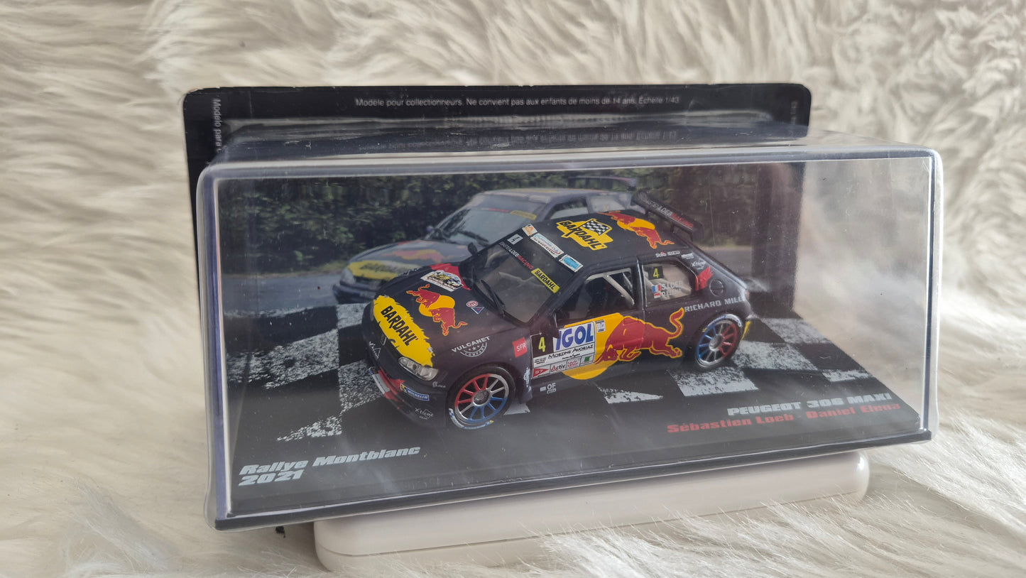 PEUGEOT 306 Maxi Rallye Montblanc 2021 - Voiture Miniature Collection Altaya