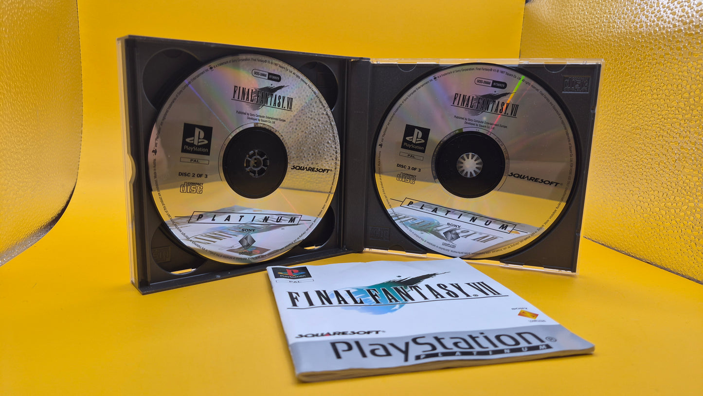 Final Fantasy VII - PlayStation 1 (PS1) - Version Française (platinium)