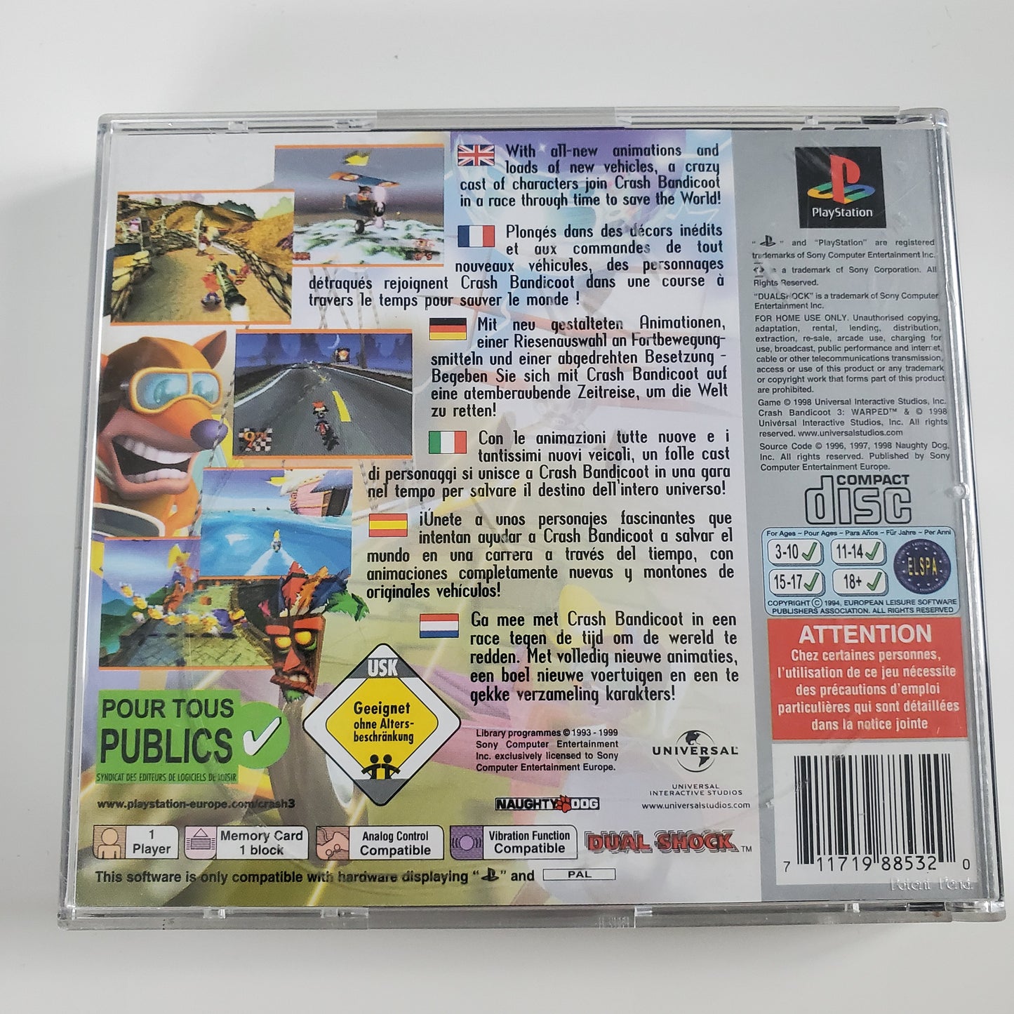 Crash Bandicoot 3 : Warped