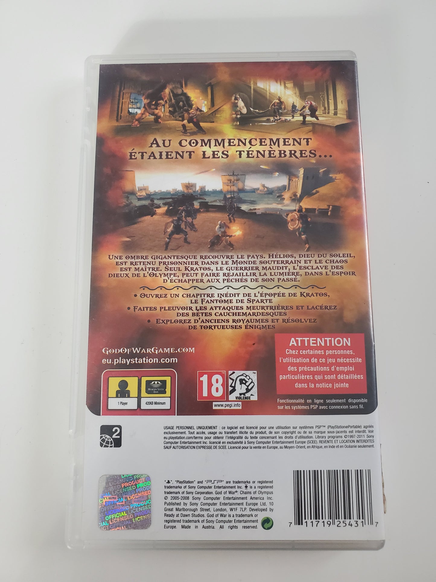 God Of War Chains Of Olympus