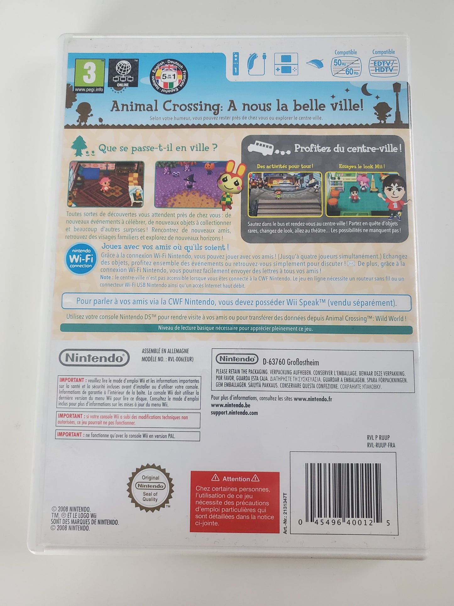 Animal Crossing Let's go to the city