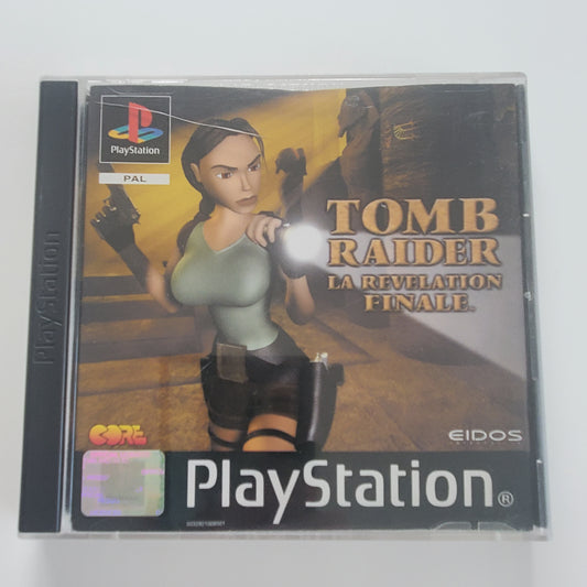 Tomb Raider La Révélation Finale PS1 - Jeu Action Aventure avec Notice
