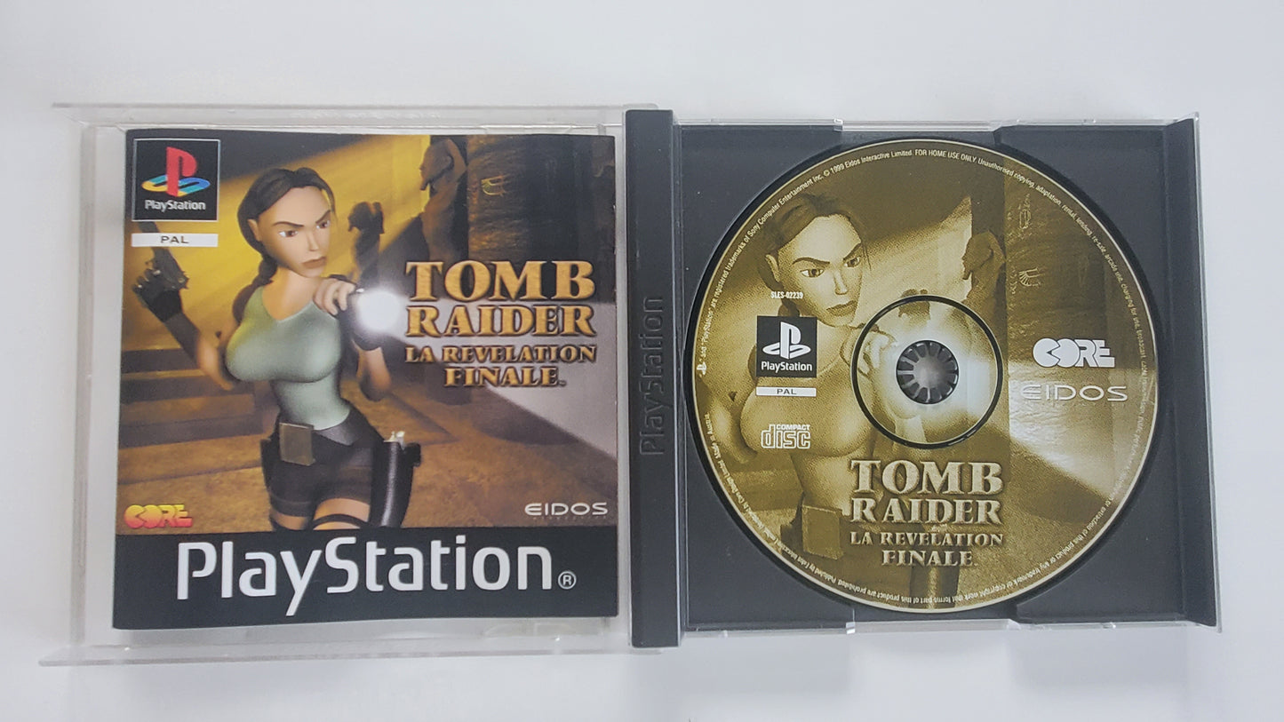 Tomb Raider La Révélation Finale PS1 - Jeu Action Aventure avec Notice