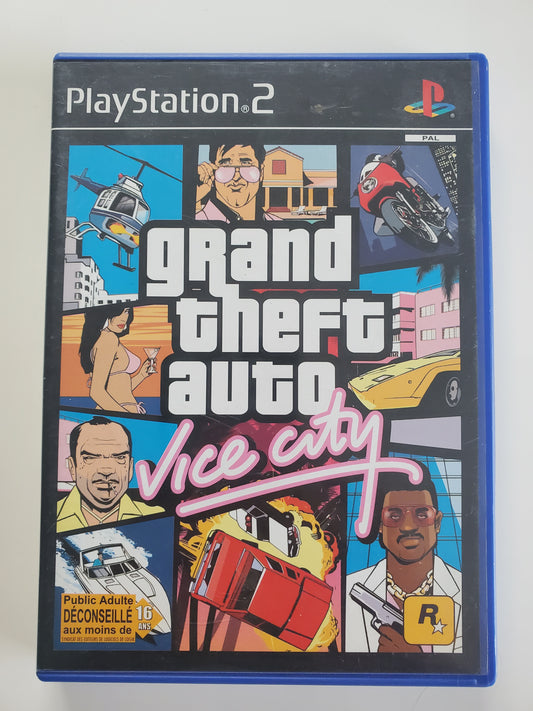 Grand Theft Auto Vice City GTA PS2 - Jeu Action avec Notice et Plan
