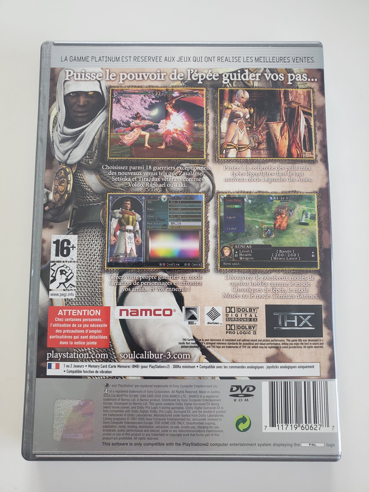 Soulcalibur III PS2 - Jeu Combat avec Notice