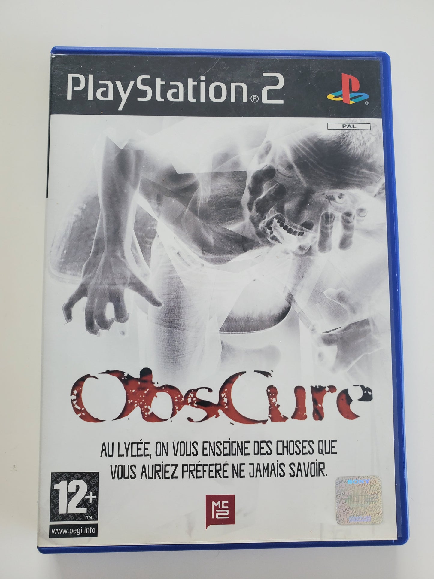 Obscure PS2 - Jeu Survival Horror avec Notice