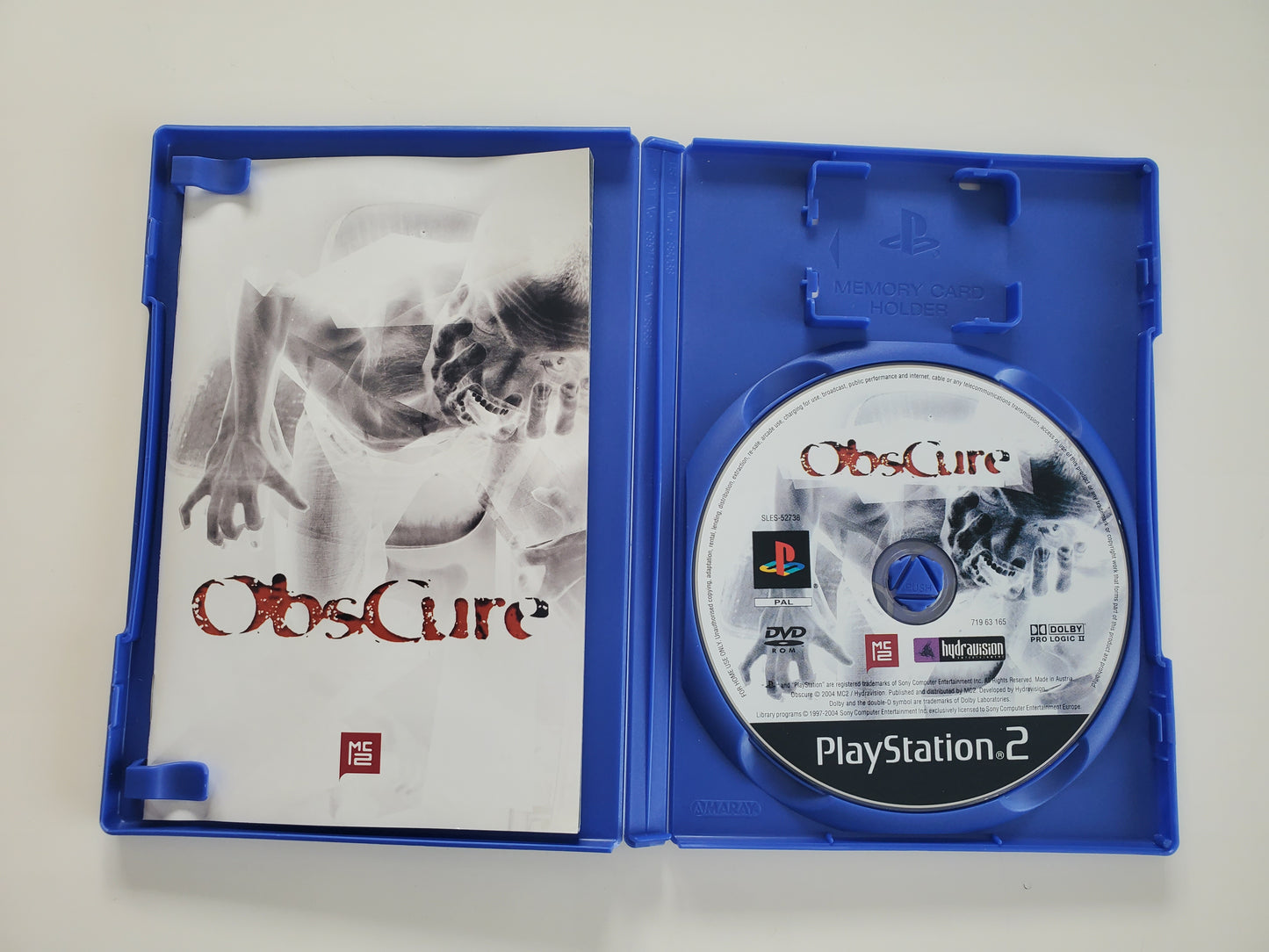 Obscure PS2 - Jeu Survival Horror avec Notice