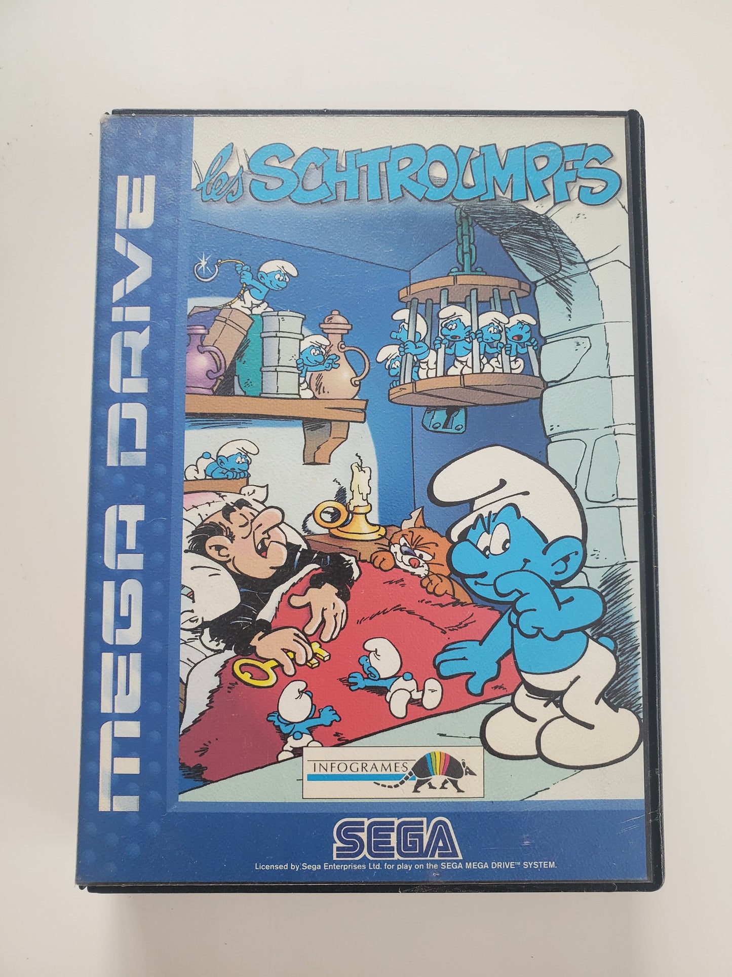 Les Schtroumpfs Sega Megadrive - Jeu Plateforme