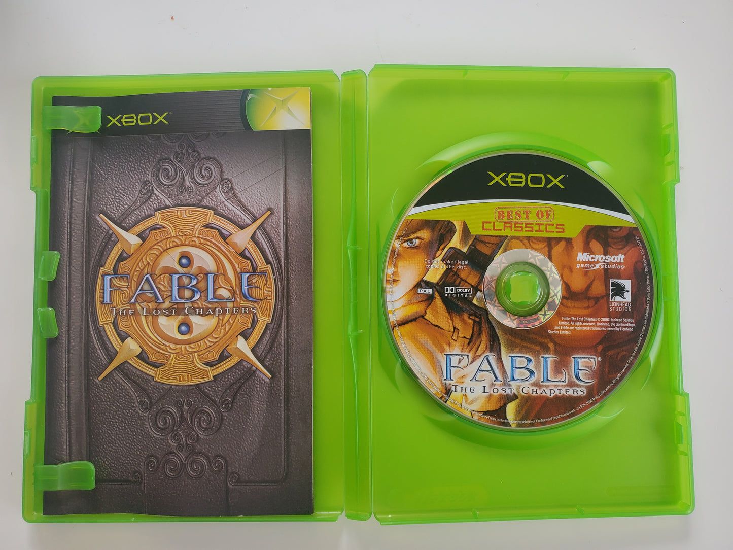 Fable The Lost Chapters Xbox - Jeu RPG avec Notice