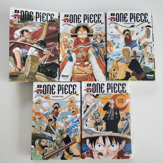 One Piece (Lot des 5 permiers tome)