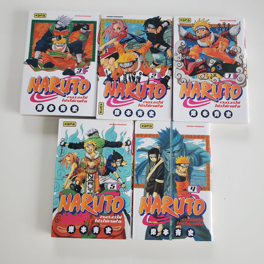 Naruto (Lot des 5 Premiers Tome)
