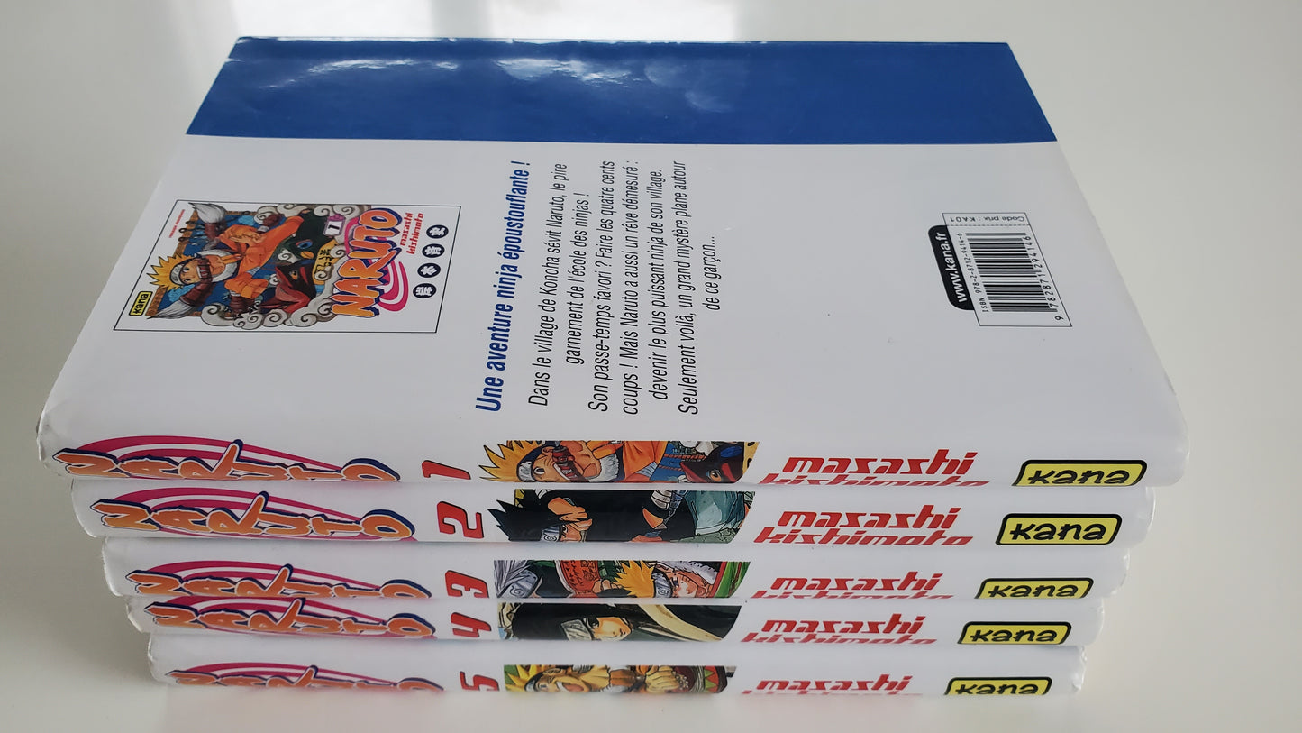 Naruto (Lot des 5 Premiers Tome)