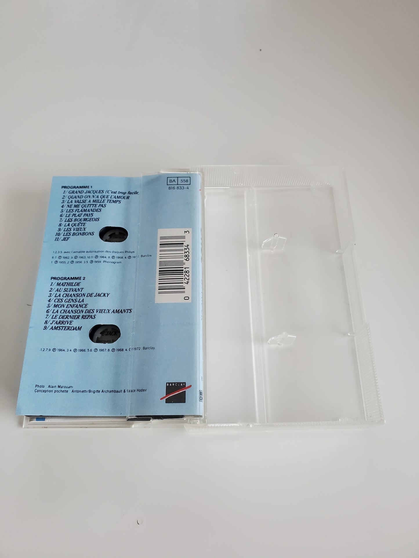 Jaques BREL Quinze ans d'Amour