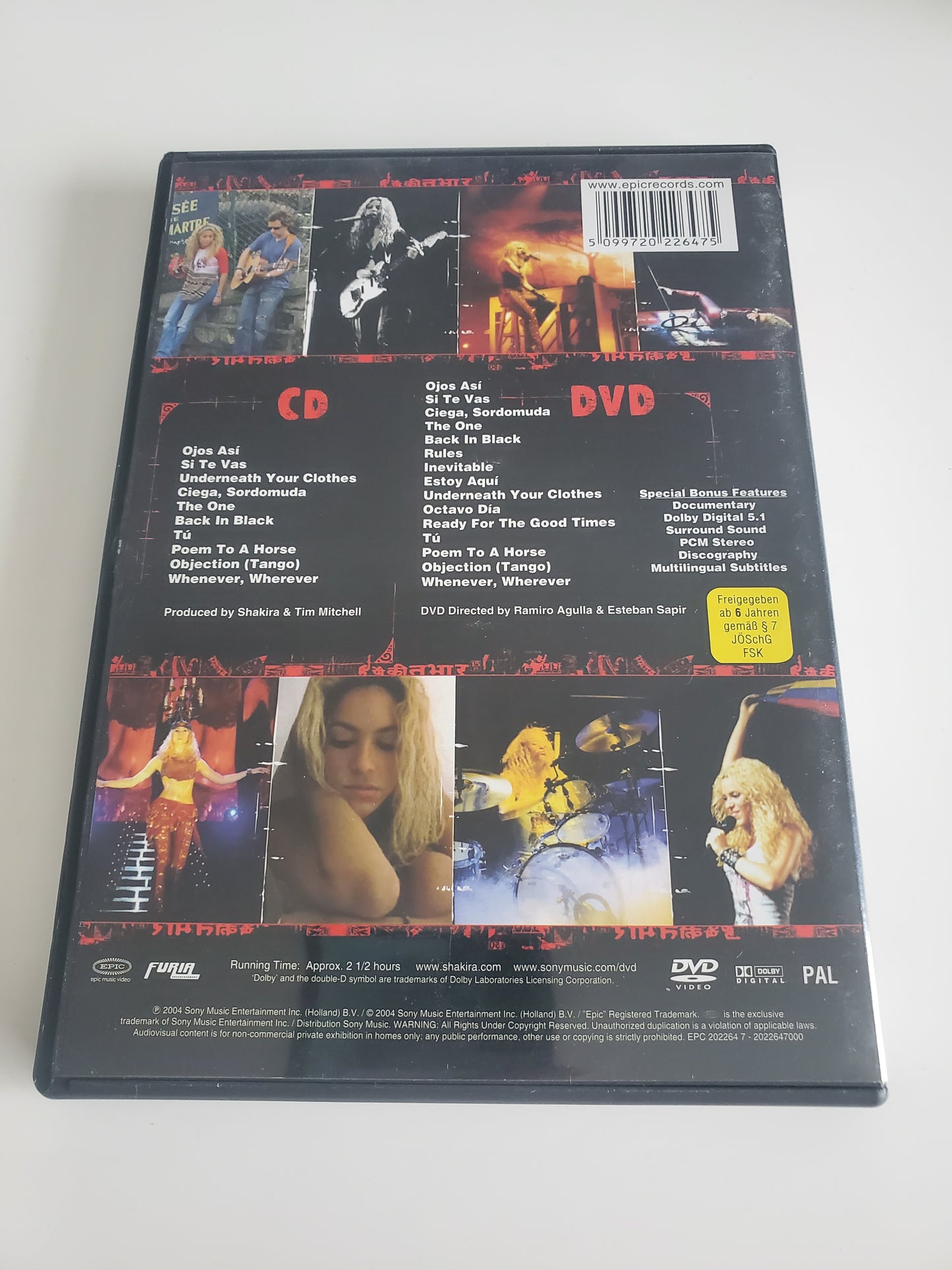 SHAKIRA Live of the Record