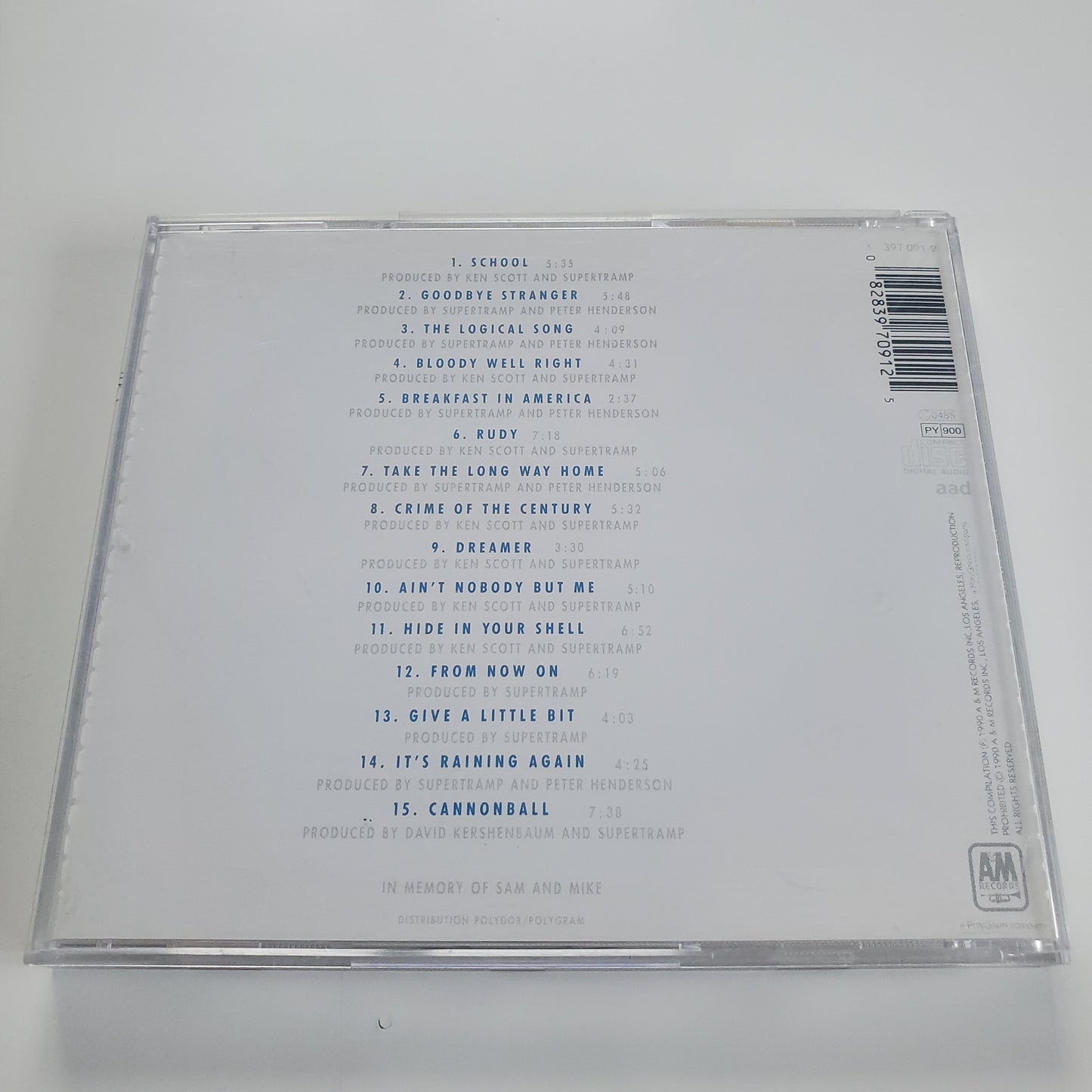 SUPERTRAMP The Very Best Of