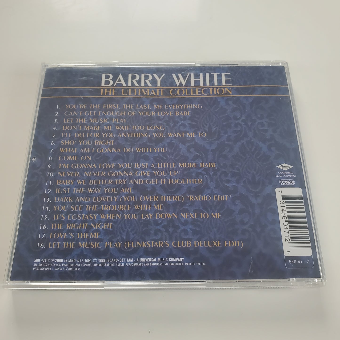 Barry WHITE The Ultimate Collection