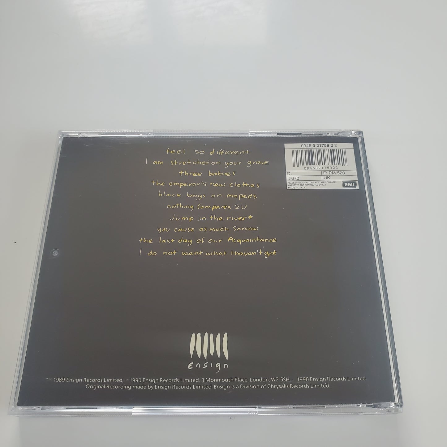 Sinead O'CONNOR I do not want what i heaven't got