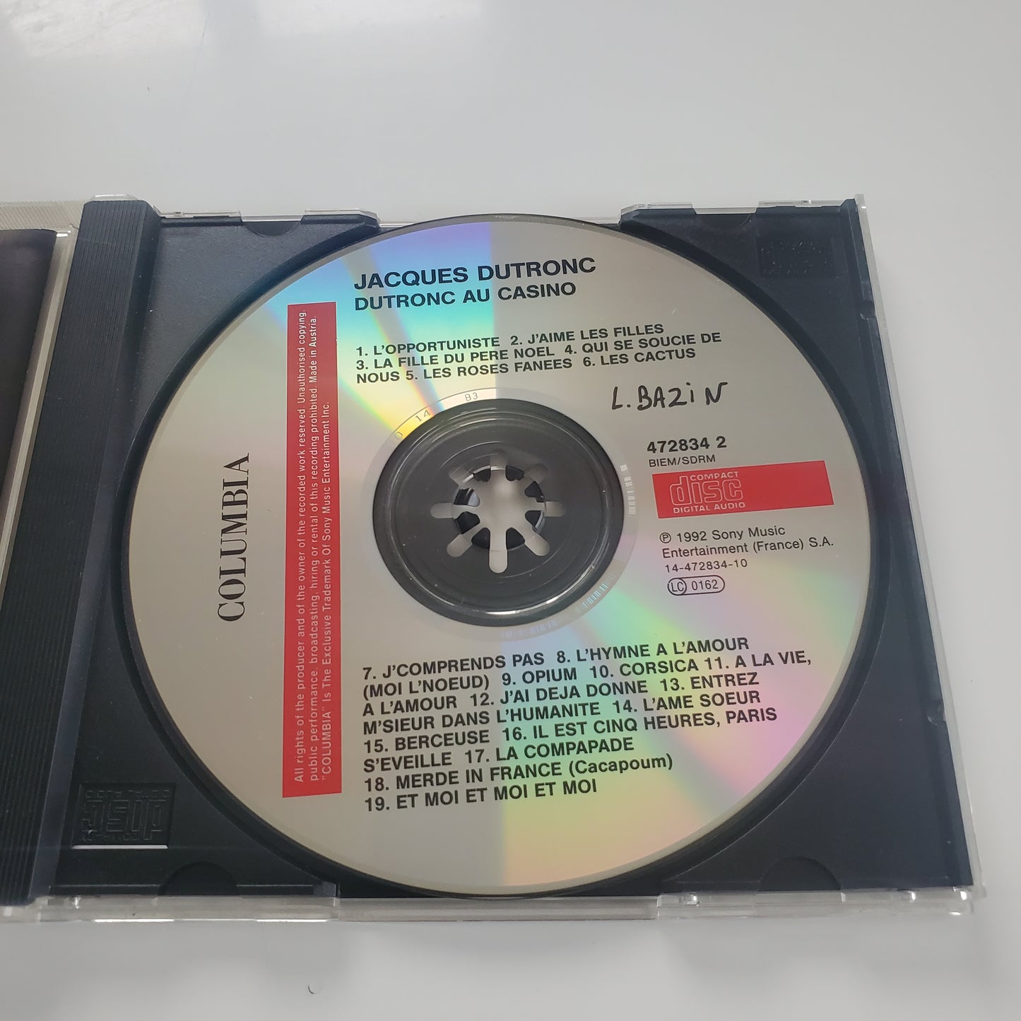 Jacques DUTRONC Au Casino