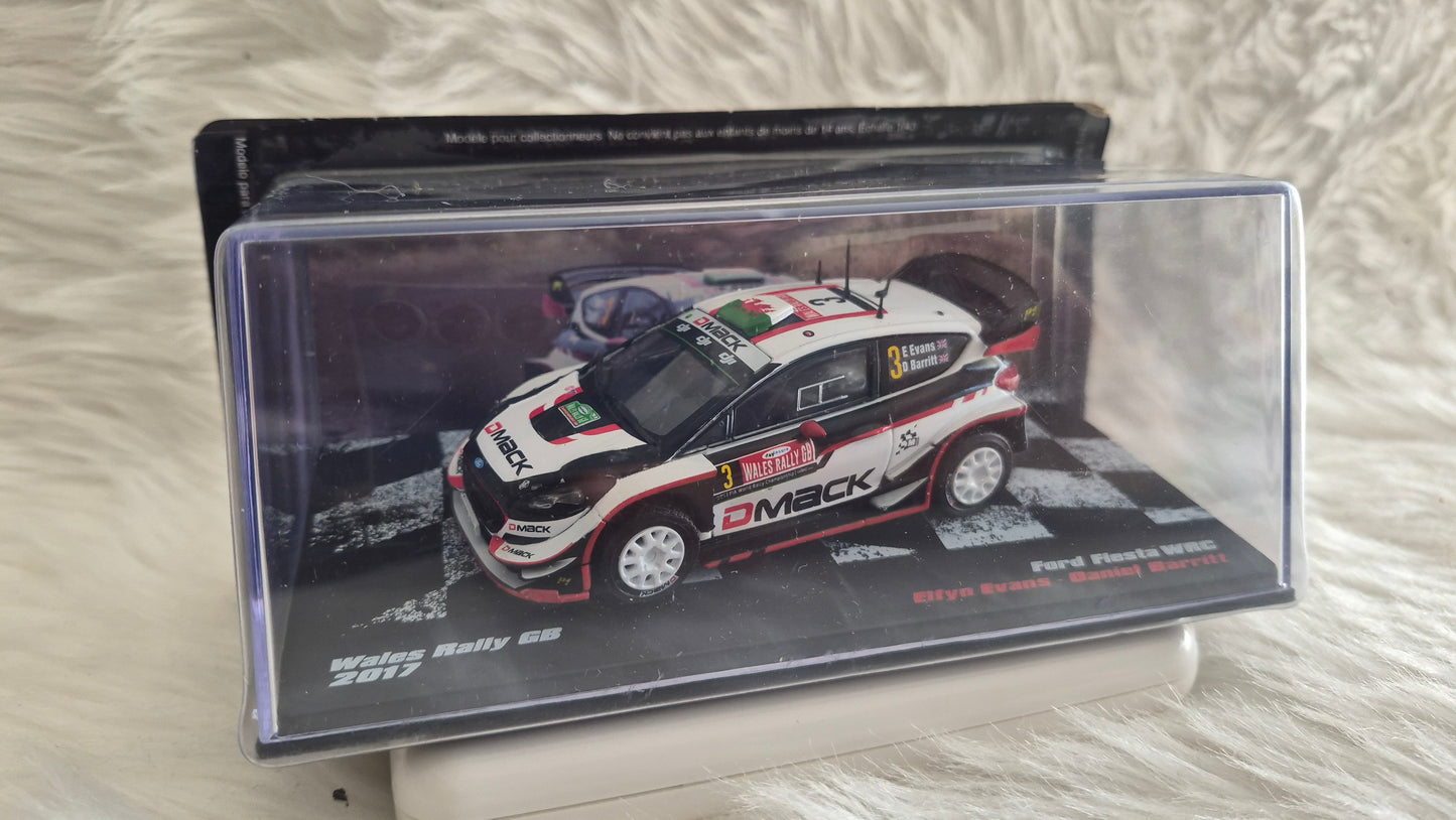 FORD Fiesta WRC Wales Rally GB 2017 - Voiture Miniature Collection Altaya
