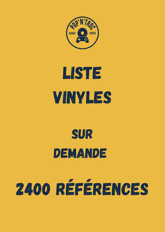 Liste vinyles 33Trs et maxi
