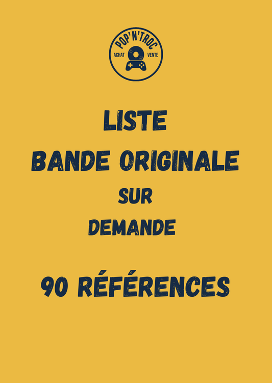 Liste 33Trs Bande Originale de Films