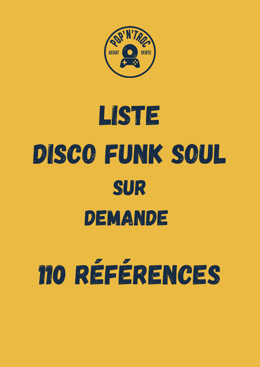 Liste 33Trs Disco / Funk / Soul