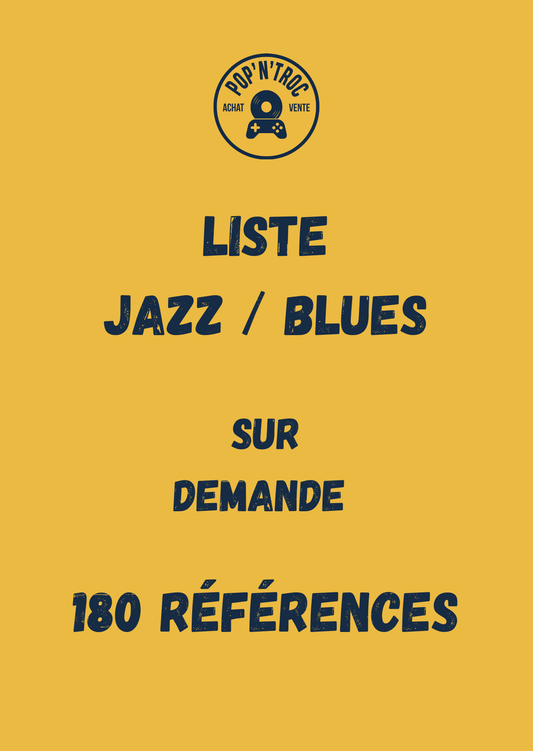 Liste 33trs Jazz / Blues