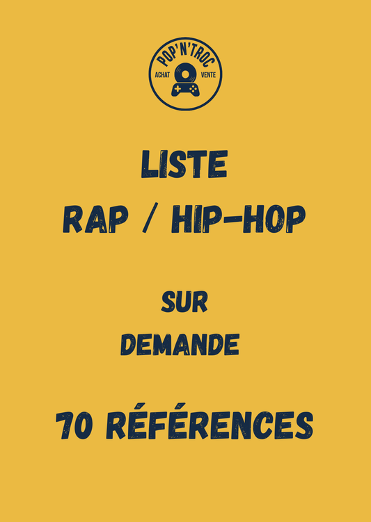 Liste 33Trs Rap / Hip-Hop